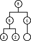       8o
   |------|

  5o     6o
|----|    |

3o    2o    o